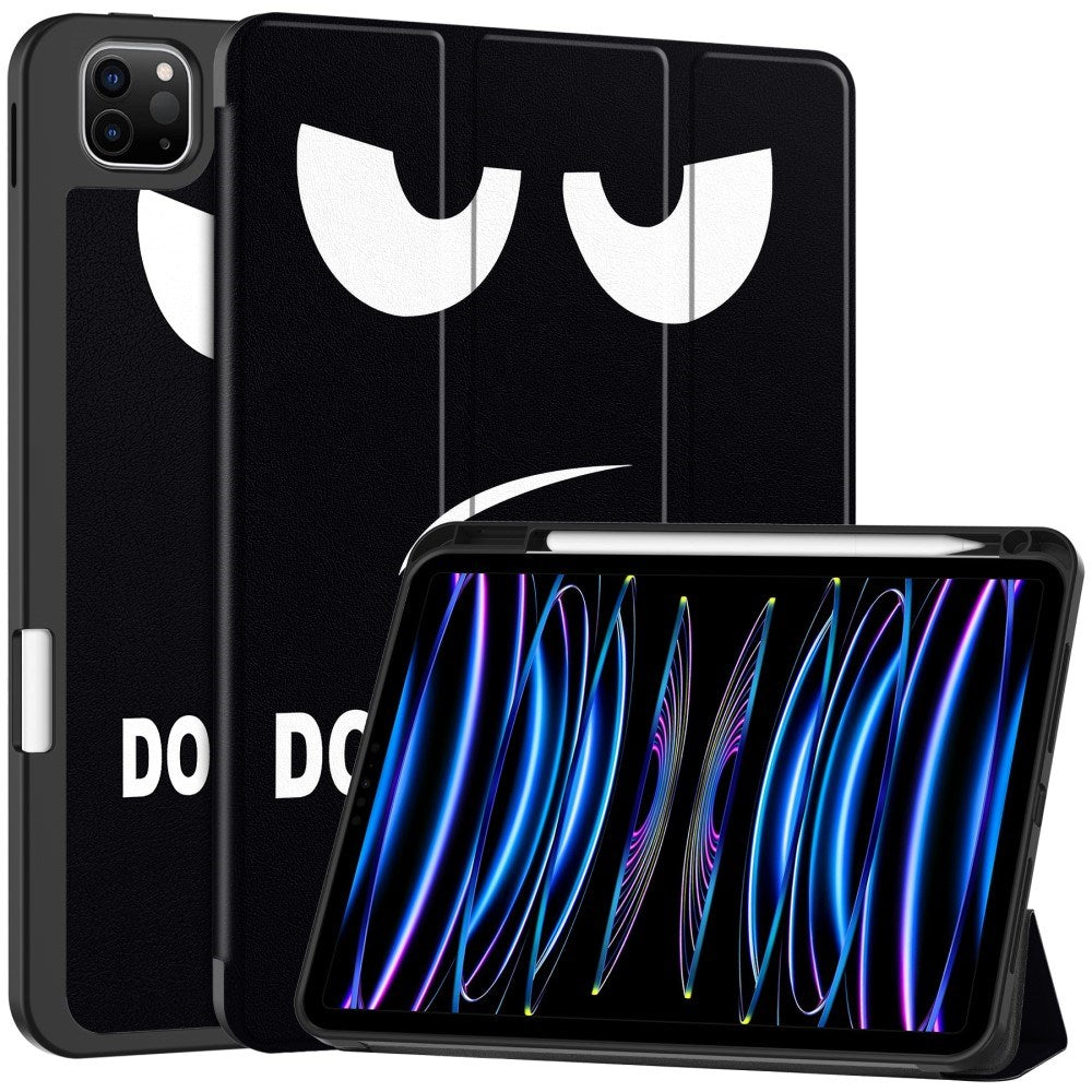 EIDERWOOD iPad Pro 11" (2025 / 2024) Tri-Fold Konstläder Fodral m. Vakna / Sömn Funktion - Don't Touch Me