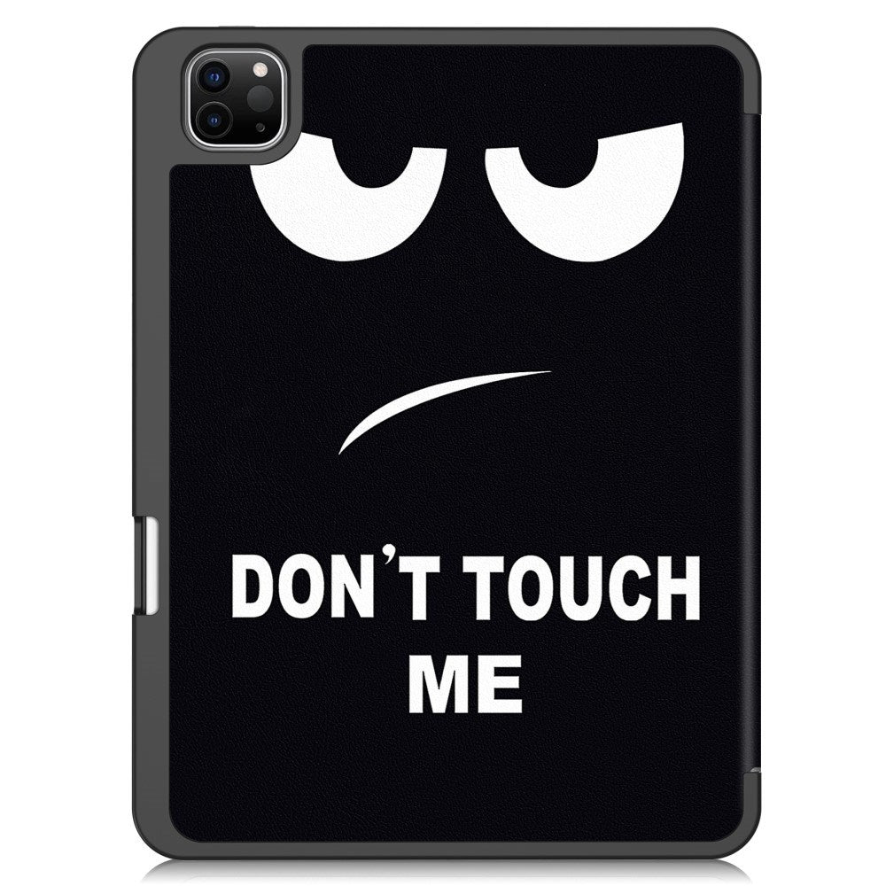 EIDERWOOD iPad Pro 11" (2025 / 2024) Tri-Fold Konstläder Fodral m. Vakna / Sömn Funktion - Don't Touch Me