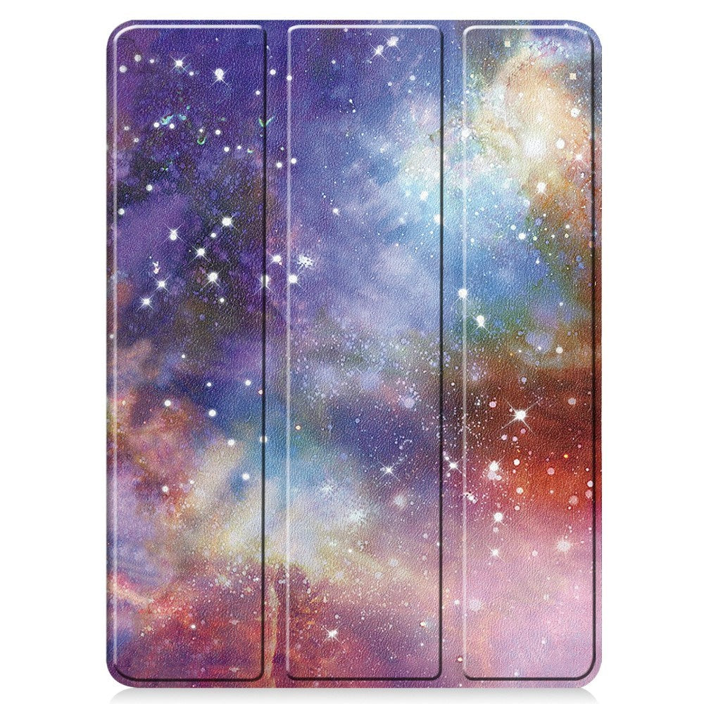 EIDERWOOD iPad Pro 11" (2025 / 2024) Tri-Fold Konstläder Fodral m. Vakna / Sömn Funktion - Galaxy