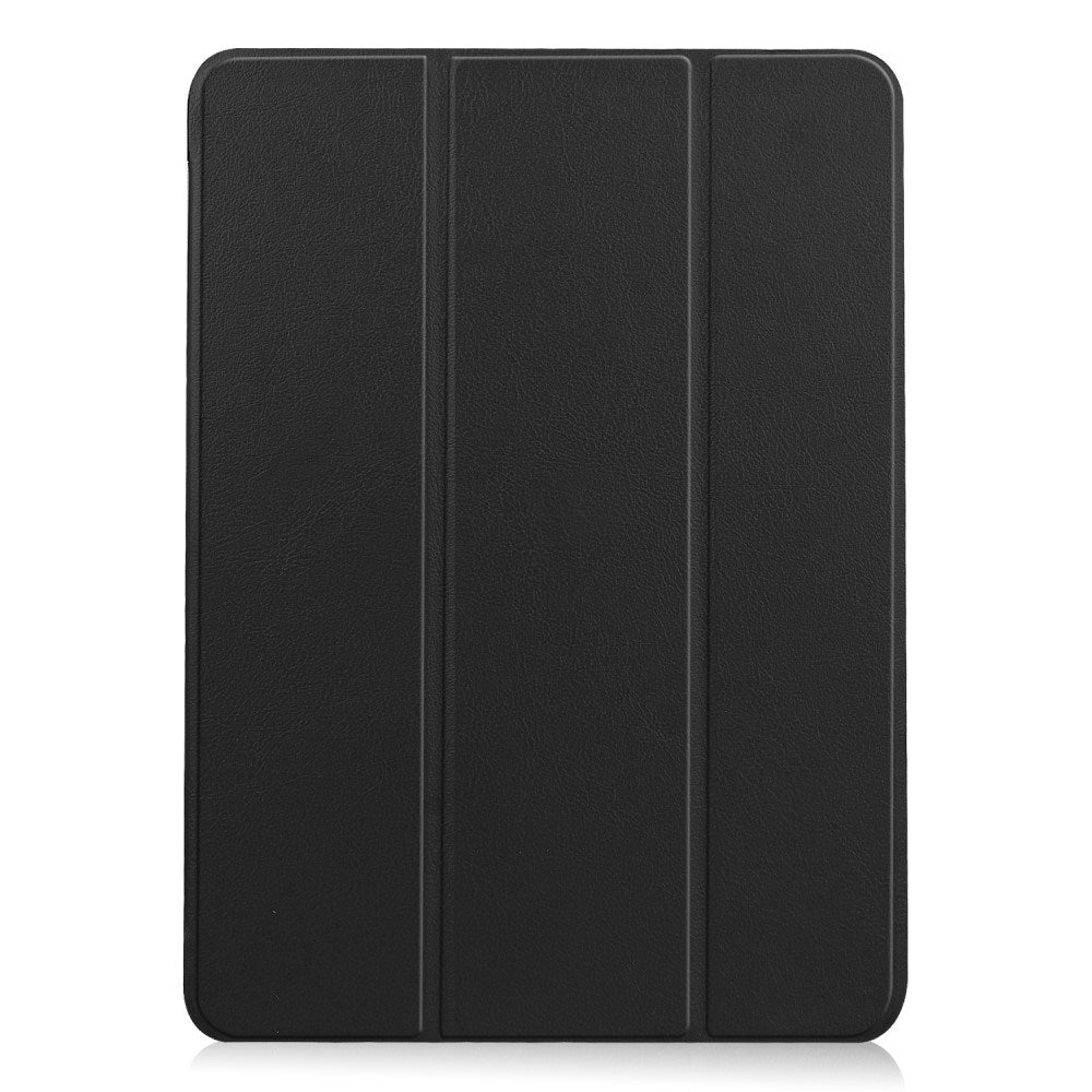 EIDERWOOD iPad Air 11" (2025 / 2024) Litchi Tri-Fold Läder Fodral - Svart