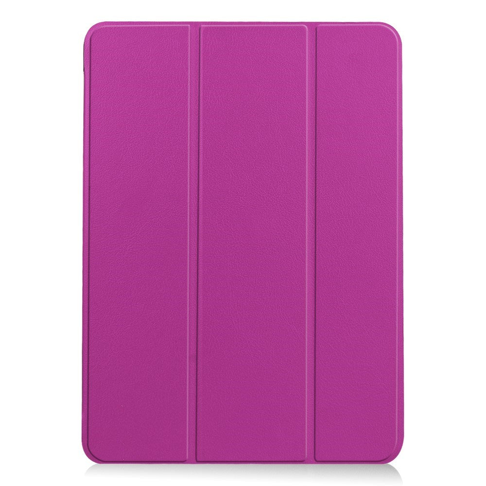 EIDERWOOD iPad Air 11" (2025 / 2024) Litchi Tri-Fold Läder Fodral - Lila