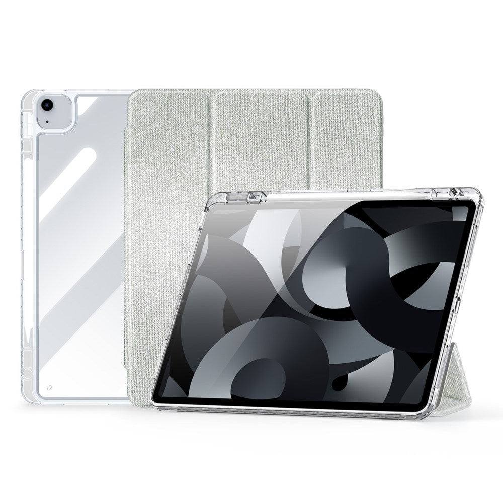 iPad Air 13" (2025 / 2024) DUX DUCIS Unid Series Tri-Fold Fodral - Genomskinlig / Grön