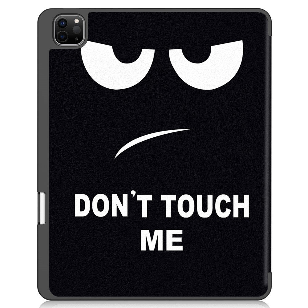 EIDERWOOD iPad Air 13" (2026 / 2025 / 2024) Tri-Fold Konstläder Fodral m. Vakna / Sömn Funktion - Don't Touch Me