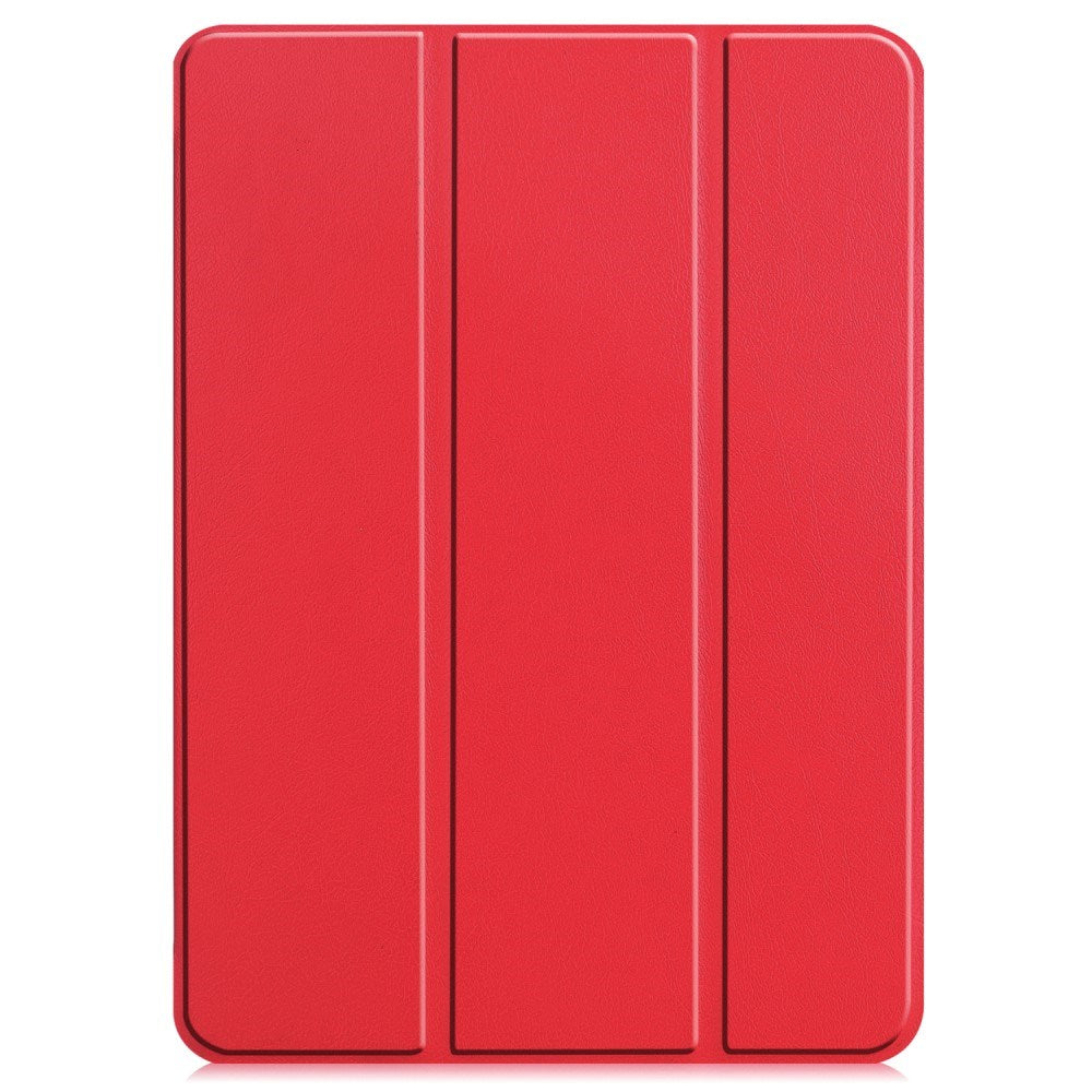 EIDERWOOD iPad Air 13" (2025 / 2024) Tri-Fold Läder Fodral - Röd