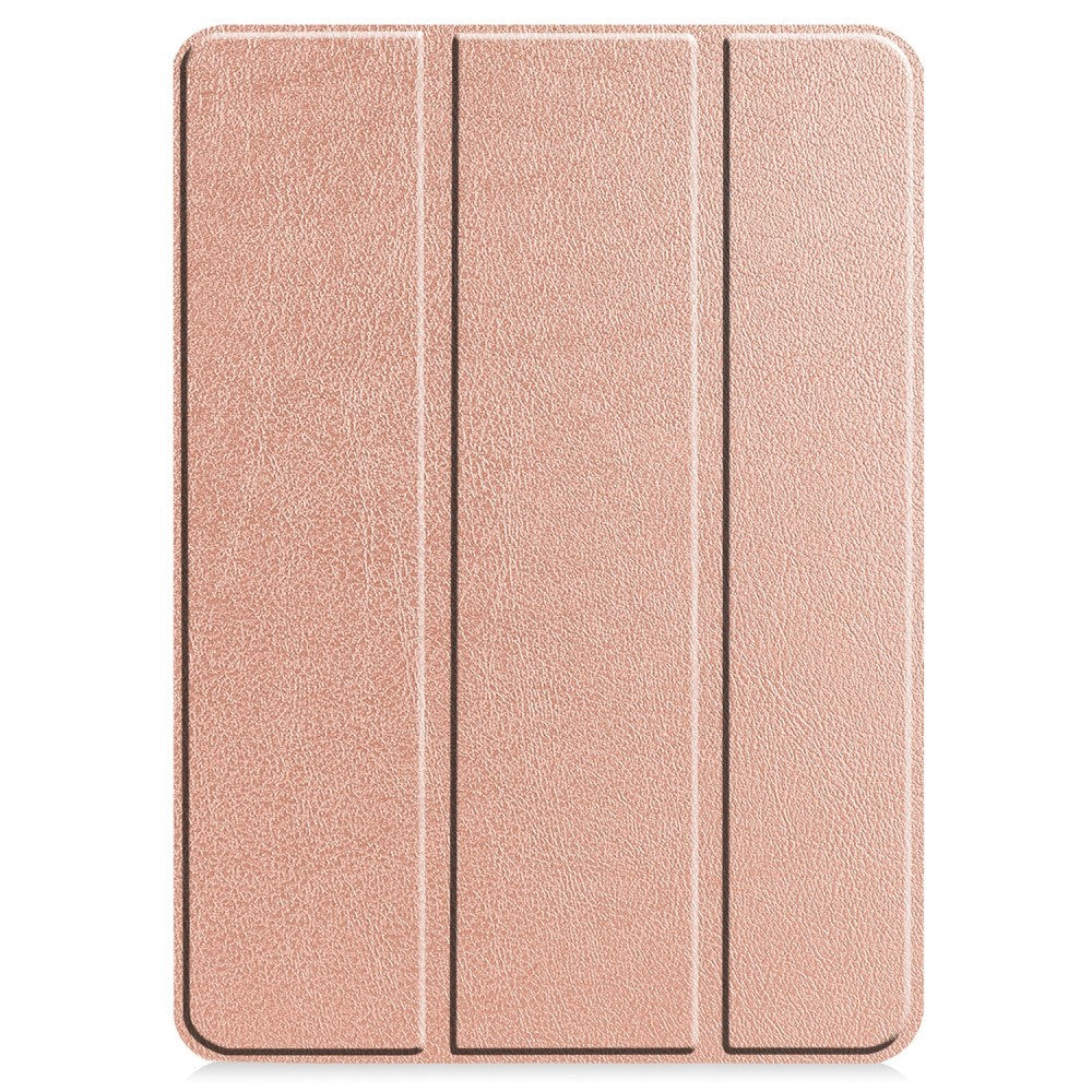 EIDERWOOD iPad Air 13" (2025 / 2024) Tri-Fold Läder Fodral - Rose Gold