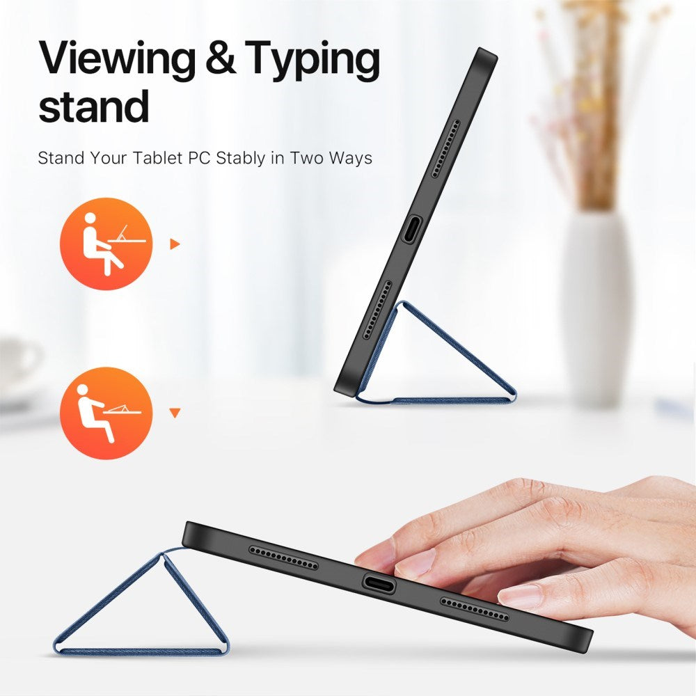 iPad Pro 11" (2025 / 2024) DUX DUCIS DOMO Series Fodral med Pennhållare - Blå