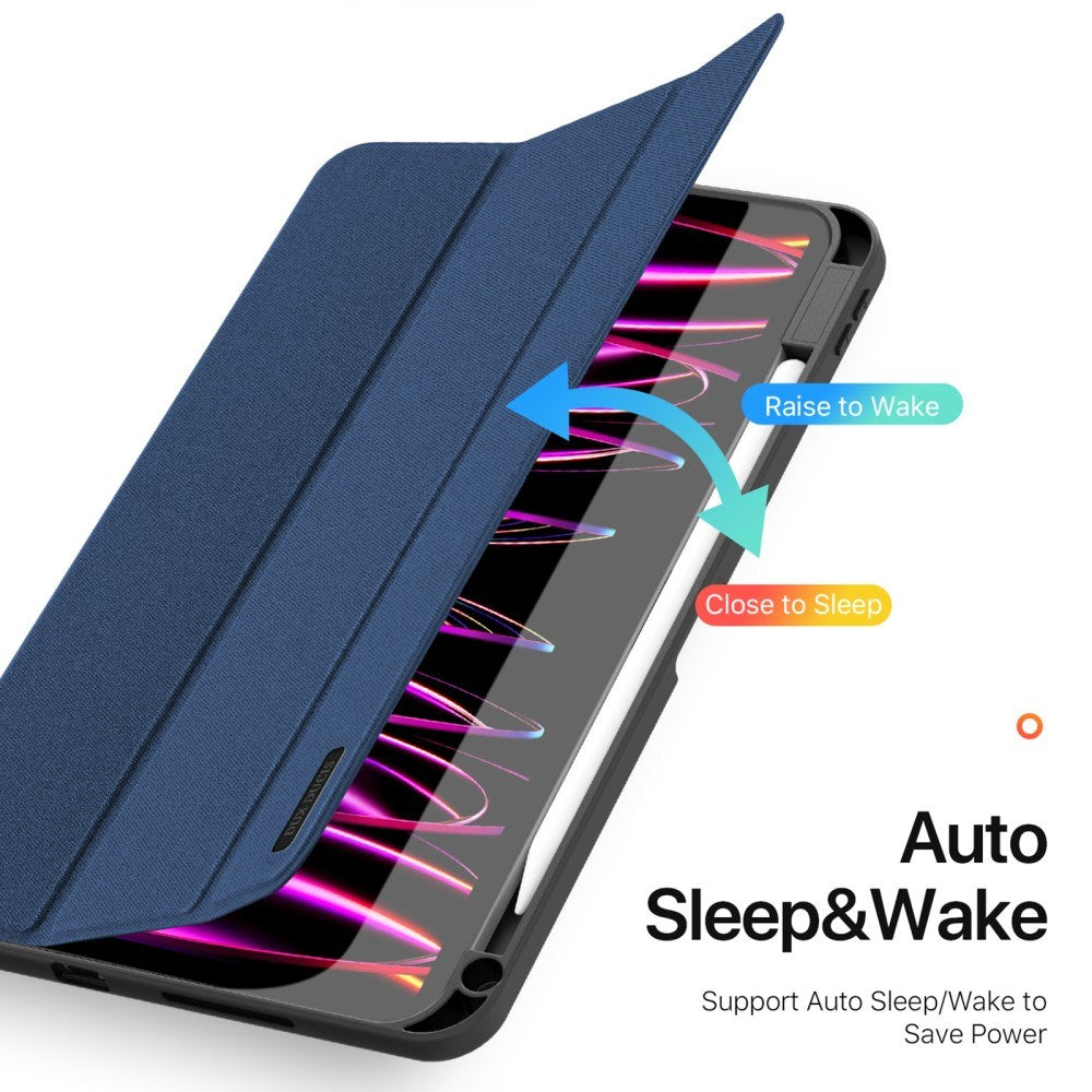 iPad Pro 11" (2025 / 2024) DUX DUCIS DOMO Series Fodral med Pennhållare - Blå