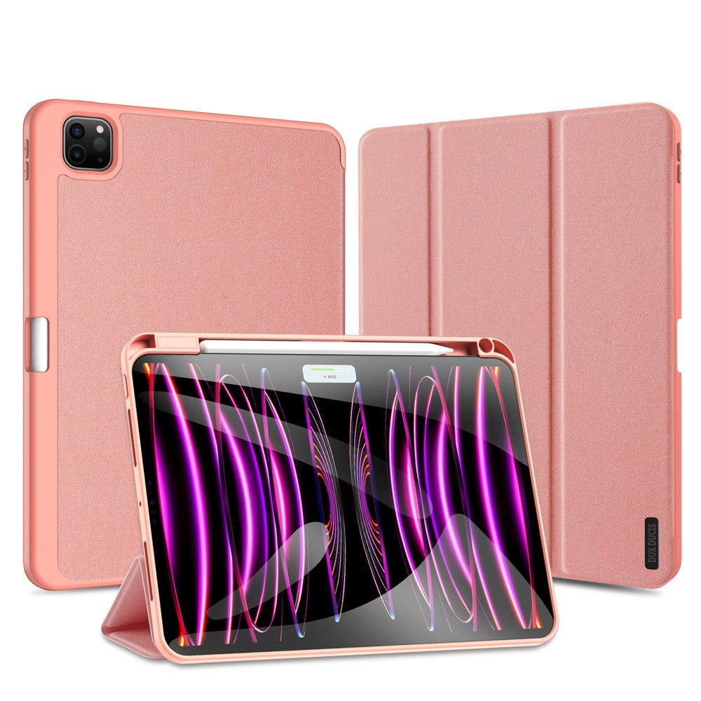 iPad Pro 11" (2025 / 2024) DUX DUCIS DOMO Series Fodral med Pennhållare - Pink