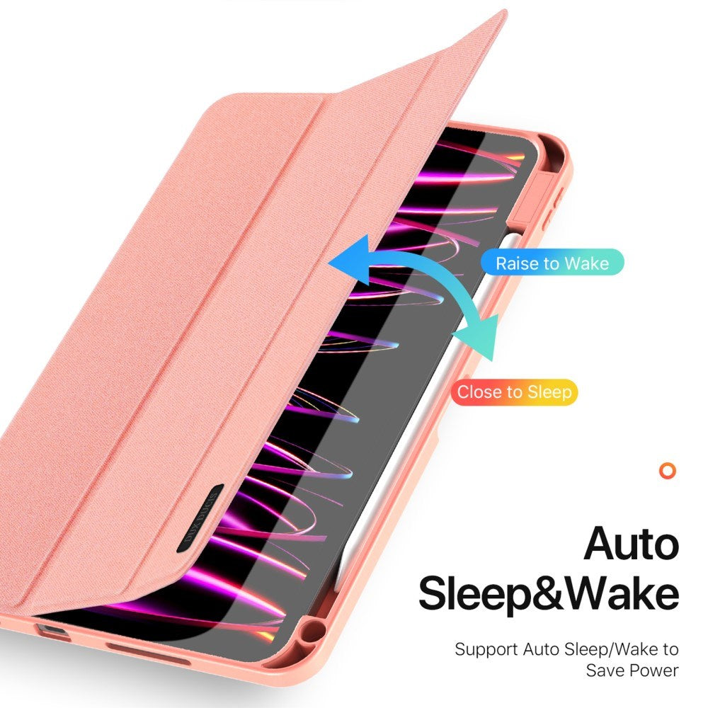 iPad Pro 11" (2025 / 2024) DUX DUCIS DOMO Series Fodral med Pennhållare - Pink