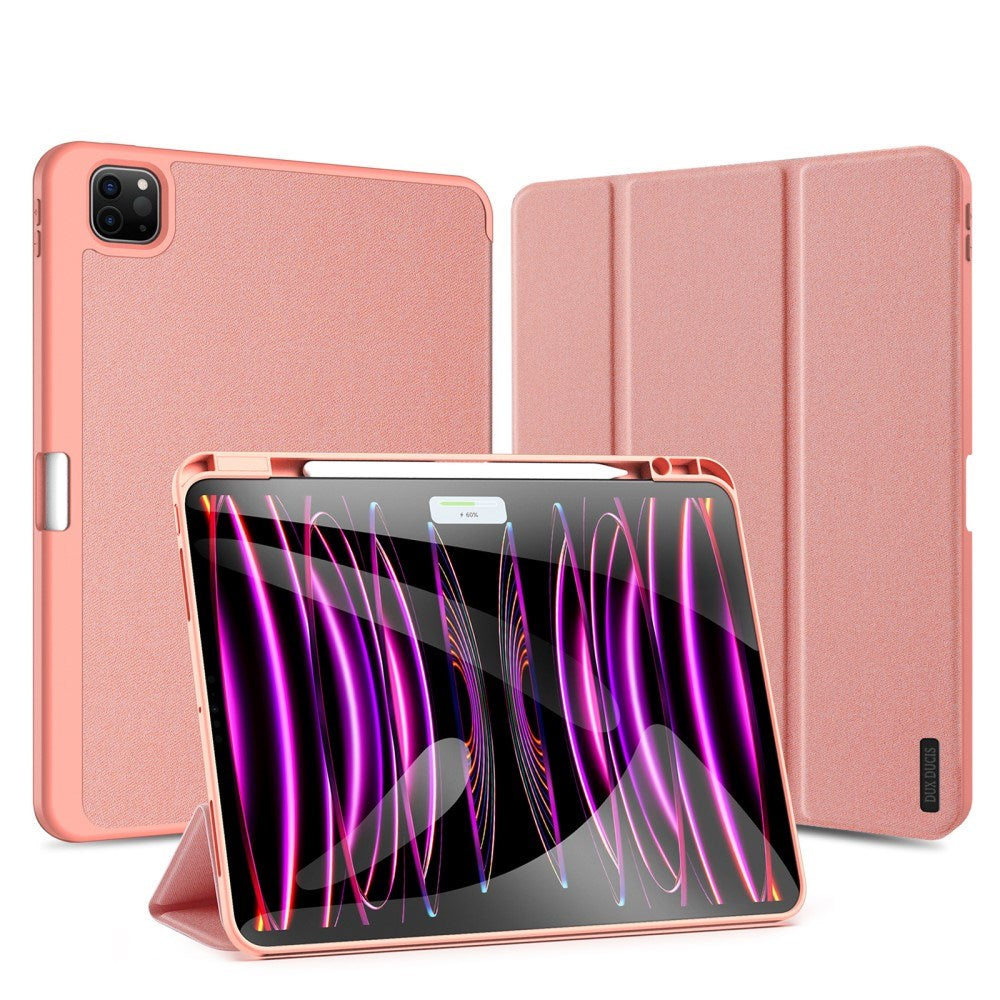 iPad Pro 13" (2025 / 2024) DUX DUCIS DOMO Series Fodral med Pennhållare - Pink