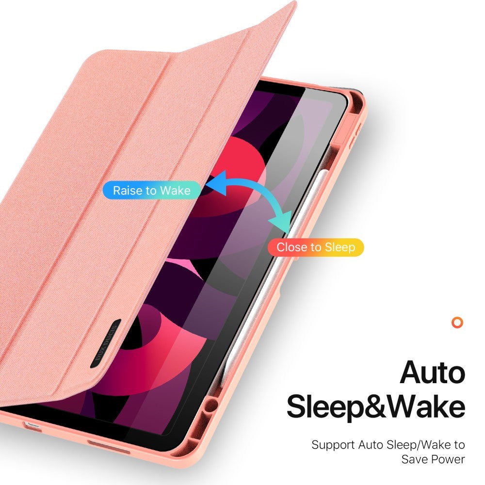 iPad Air 13" (2025 / 2024) DUX DUCIS DOMO Series Fodral med Pennhållare - Pink