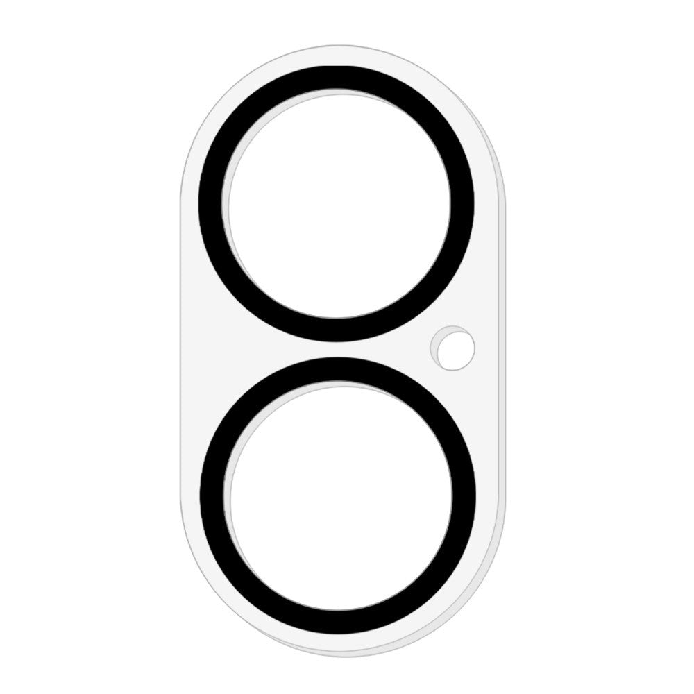 iPhone 16 Härdat Skyddsglas för Kameralinsen - Genomskinlig / Svart