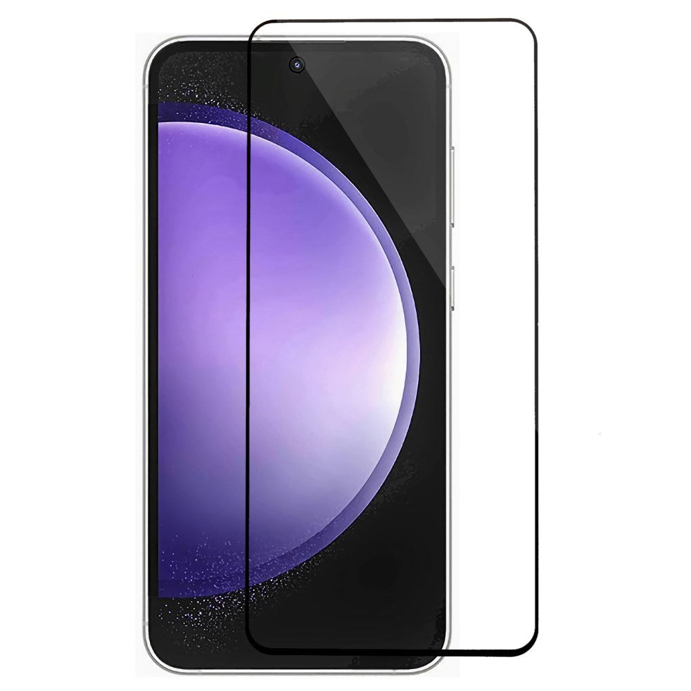 Samsung Galaxy S24 FE Full Fit Skärmskydd i Härdat Glas - Svart Kant