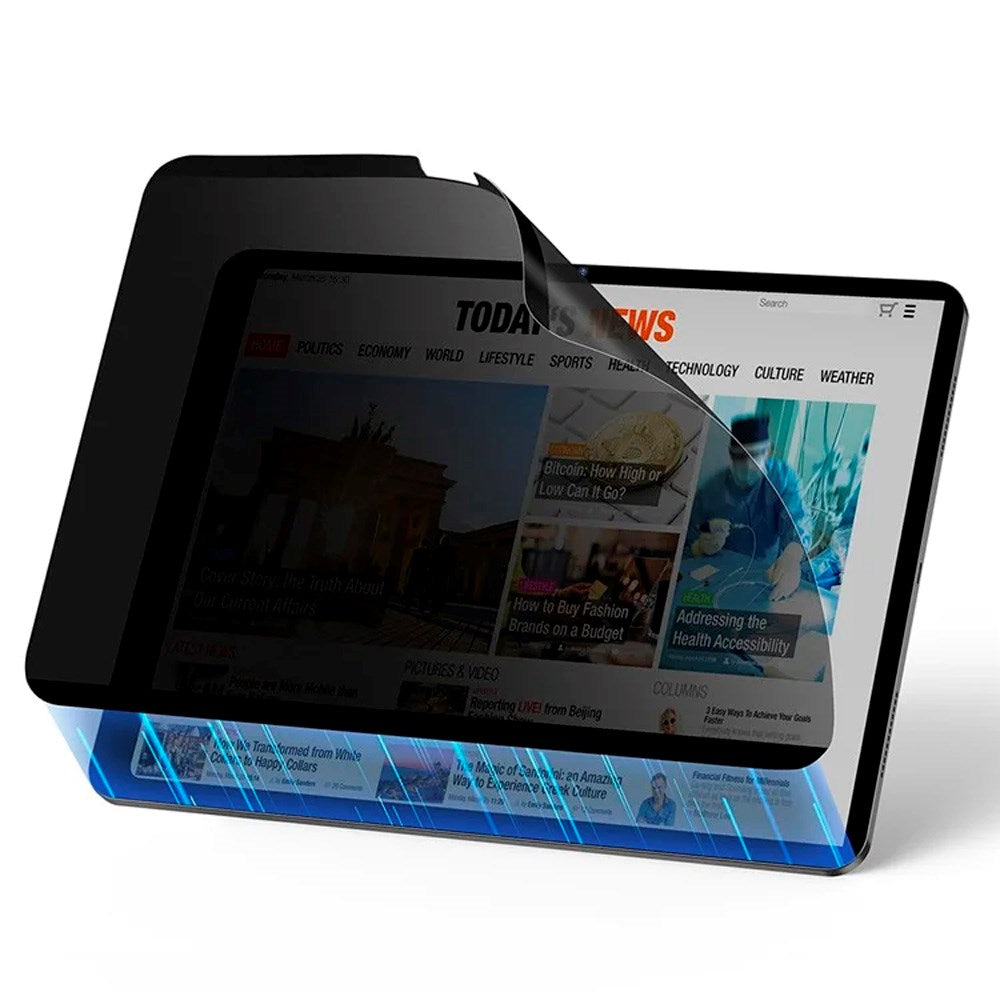 ESR iPad Pro 11 (2018 - 2022) / iPad Air (2020 - 2022) Magnetisk Skärmskydd - Privacy - Svart / Transparent
