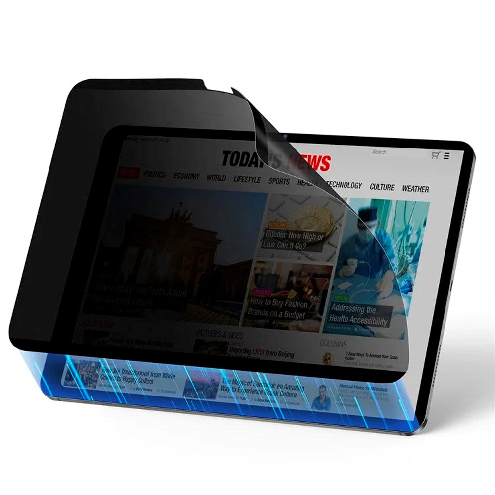 ESR iPad Pro 11" (2025 / 2024) Magnetisk Skärmskydd - Privacy - Svart / Transparent
