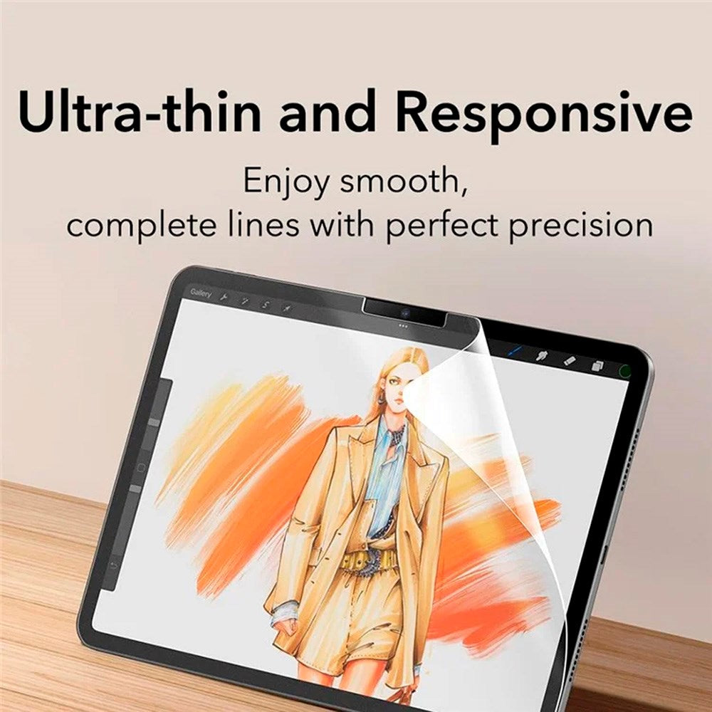 ESR iPad Pro 13" (2025 / 2024) Paper Feel Screen Skärmskydd - 2-pack - Genomskinlig
