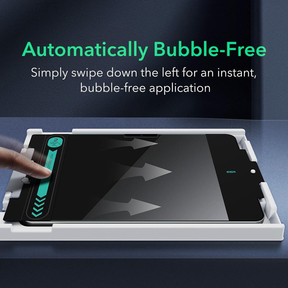 ESR iPad Pro 11" (2025 / 2024) Härdat Skärmskydd inkl. Monteringsram - 2 st. - Genomskinlig