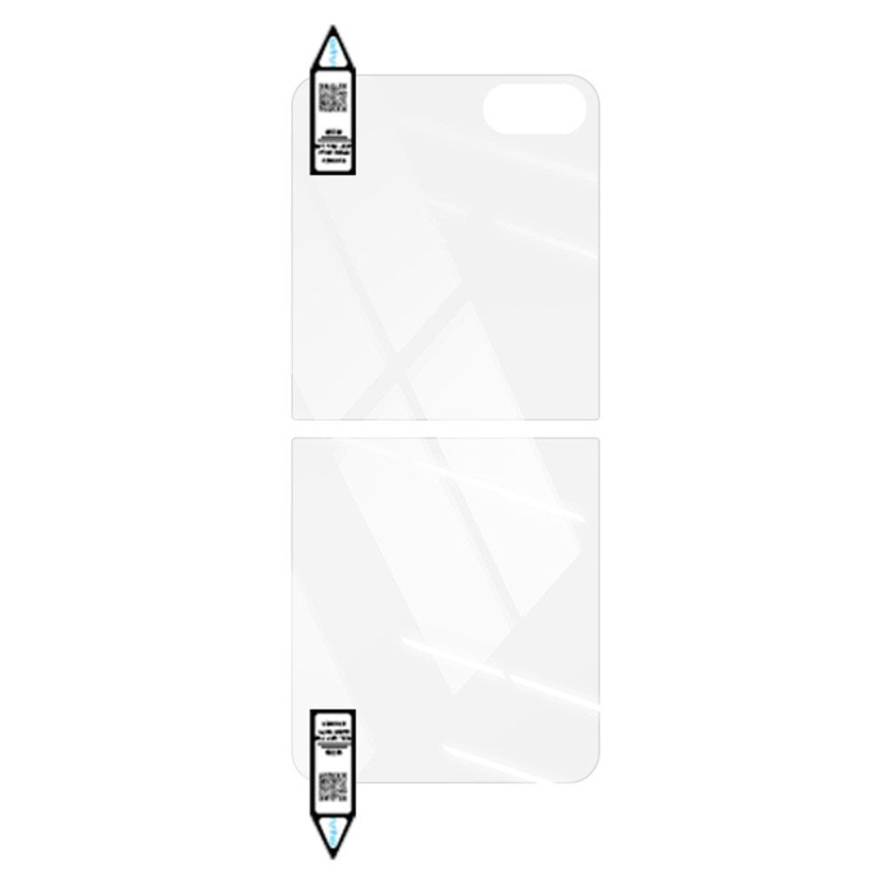 Samsung Galaxy Z Flip7 FE / Flip6 RURIHAI - Härdat Skärmskyddsglas- Case Friendly - Genomskinlig