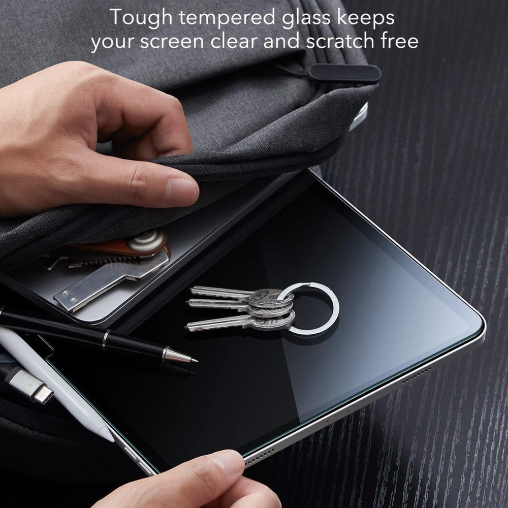 ESR iPad Pro 11" (2024) Härdat Skärmskydd inkl. Monteringsram - Full Fit - 2 st. - Genomskinlig