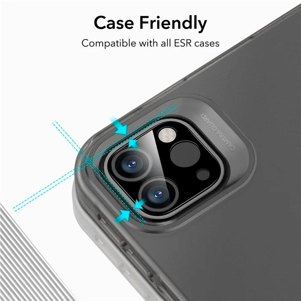 ESR iPad Pro 13" (2025 / 2024) / 12,9" (2022-2020) / 11" (2022-2020) - 2-pack - Kameralinsskydd - Svart