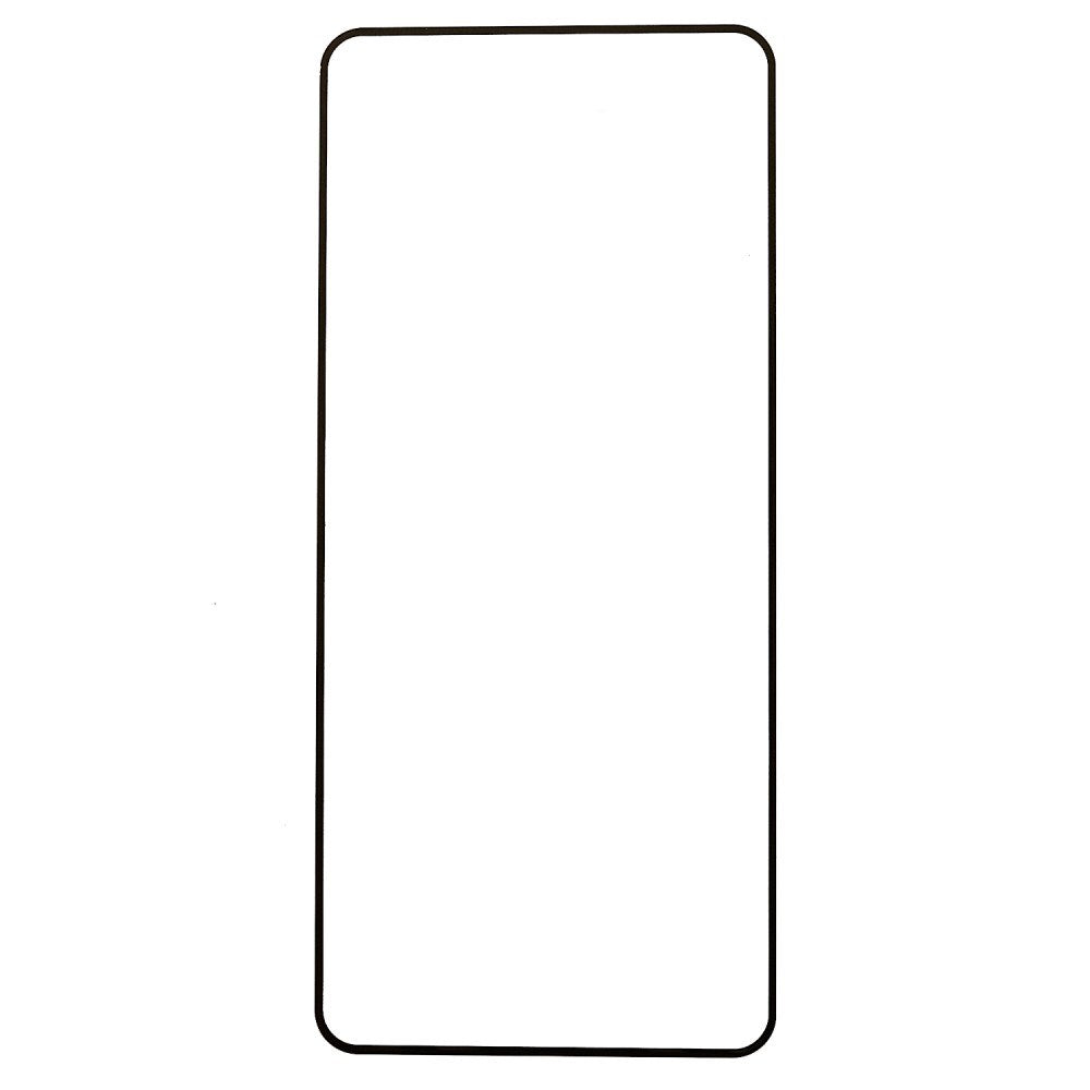 Oppo A40 Härdat Skärmskyddsglas - Genomskinlig / Svart Kant