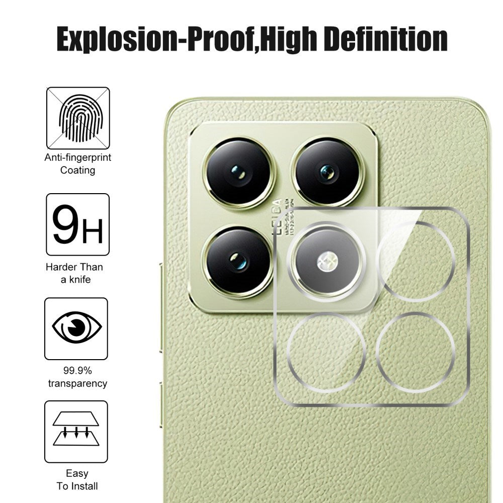 Xiaomi 14T Pro Kameralins Skyddsglas - Genomskinlig