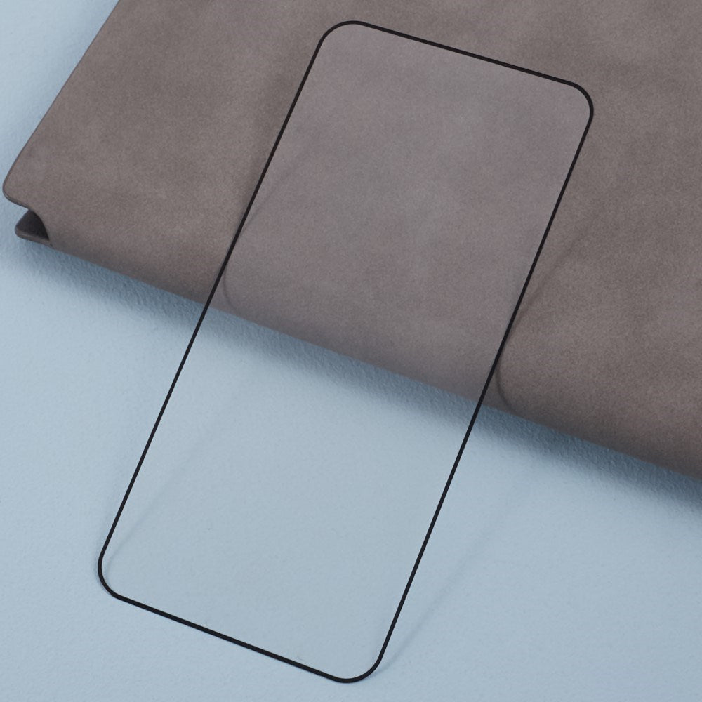 Samsung Galaxy S25 Full Fit Härdat Skärmskyddsglas - Genomskinlig / Svart Kant