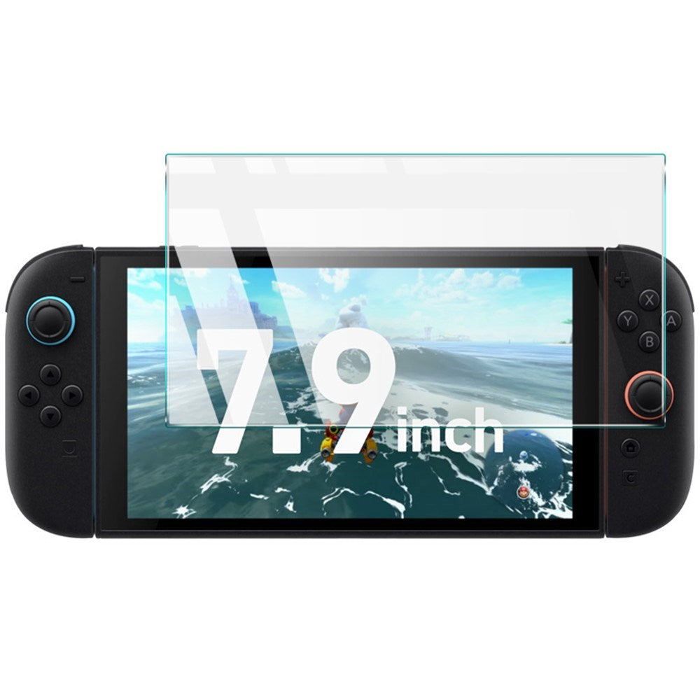 Nintendo Switch 2 Skärmskydd i härdat glas - Genomskinlig