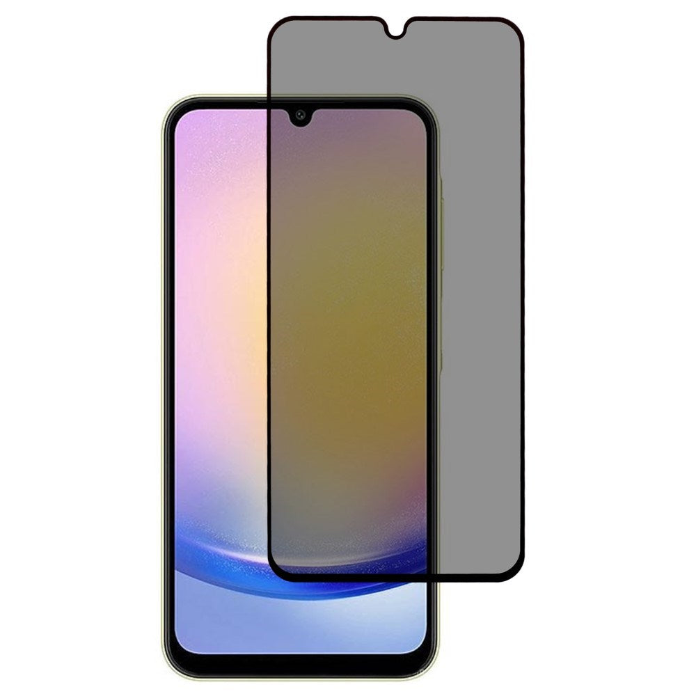 Samsung Galaxy A26 (5G) Full Fit Härdat Skärmskyddsglas - Privacy Funktion - Transparent