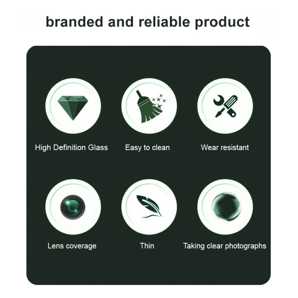 IMAK Samsung Galaxy A26 (5G) Härdat Kameralinsskyddsglas - Svart