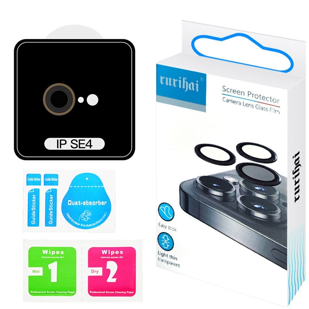 iPhone 16e RURIHAI Kameralinsskydd - Guld