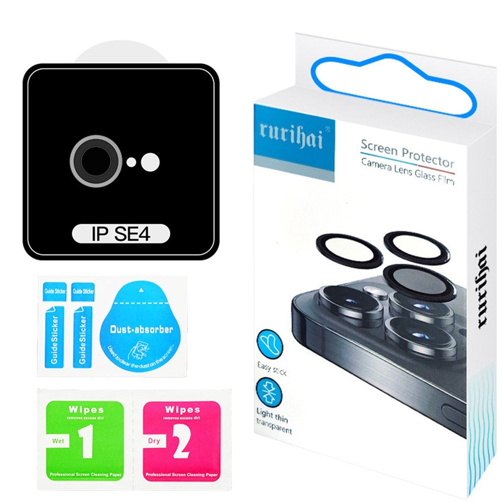 iPhone 16e RURIHAI Kameralinsskydd - Silver