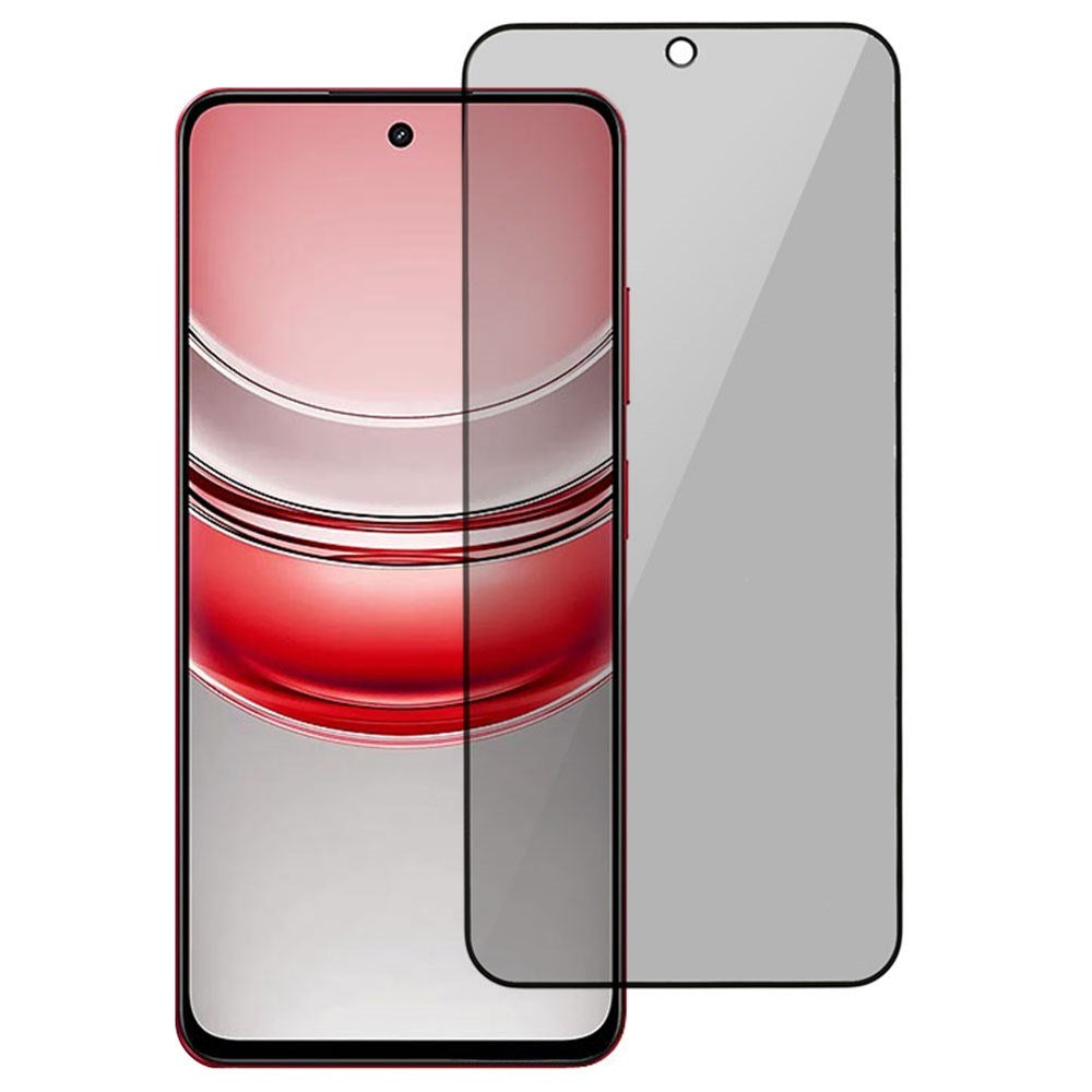 Realme 14X (5G) Full Fit Härdat Skärmskyddsglas - Privacy Funktion - Transparent