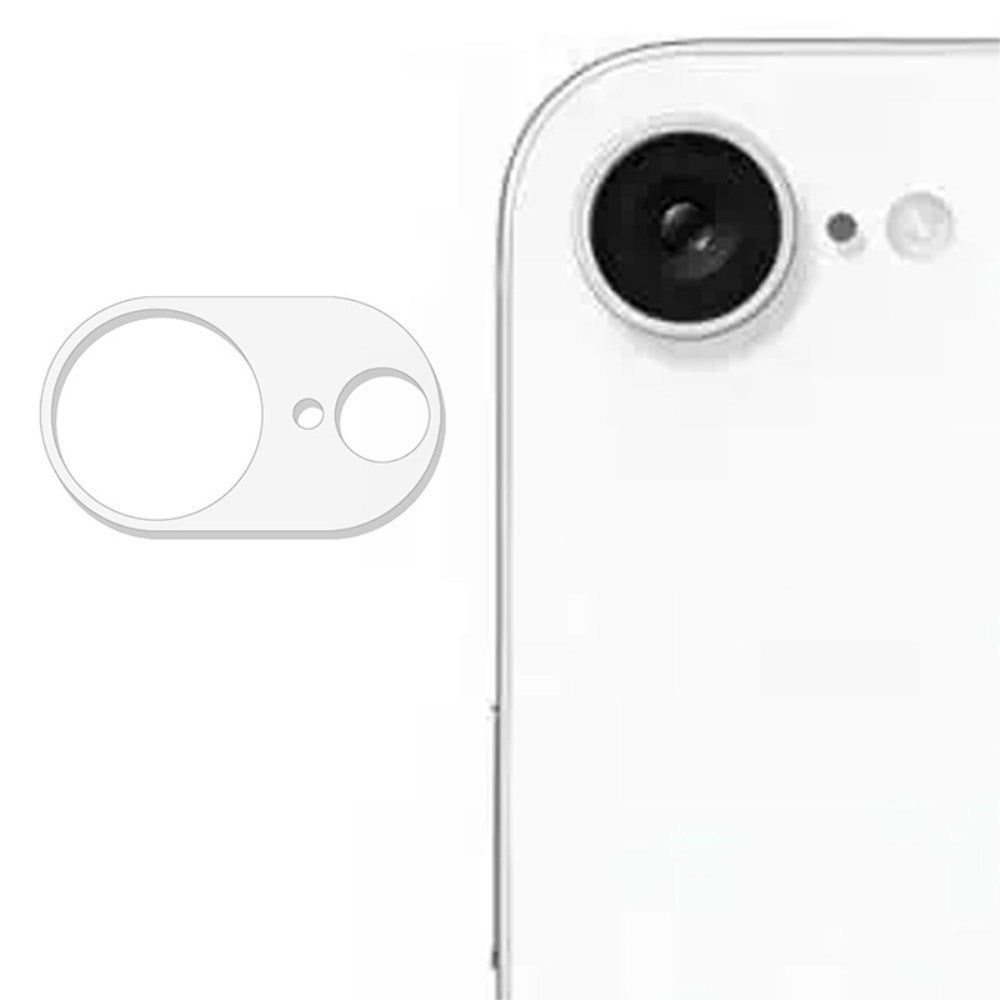 iPhone 17e / 16e Kameralinsskyddsglas - Genomskinlig
