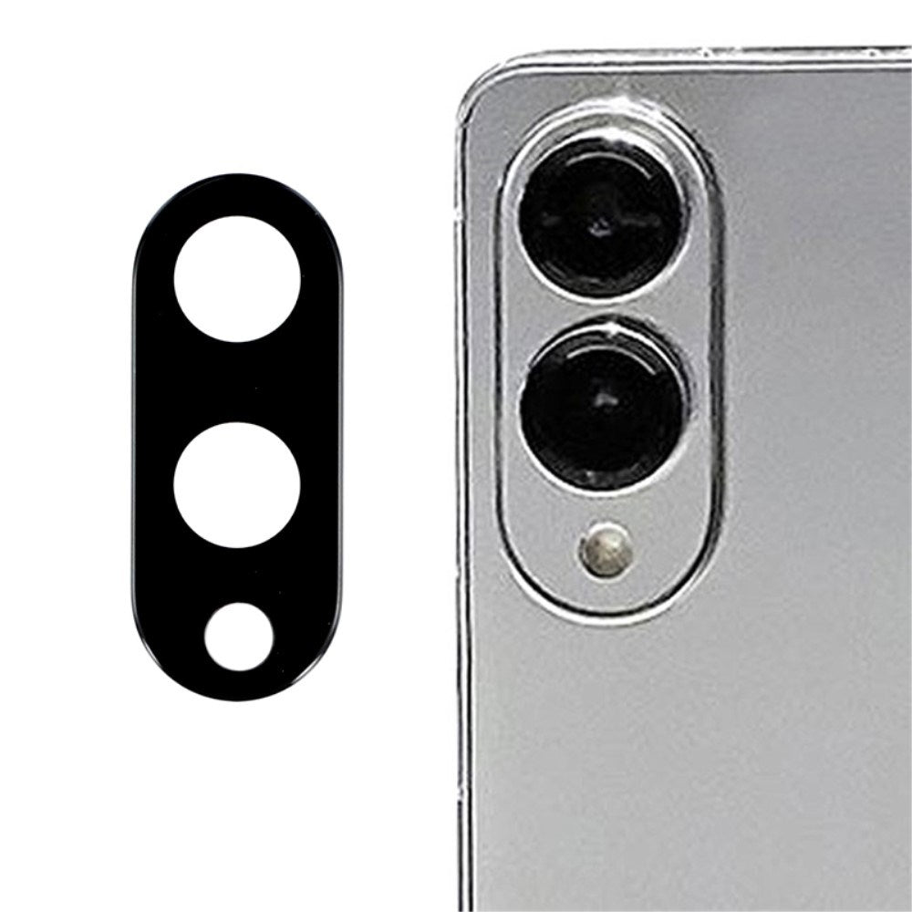 Samsung Galaxy S25 Edge Härdat Glas för Kameralins - Svart