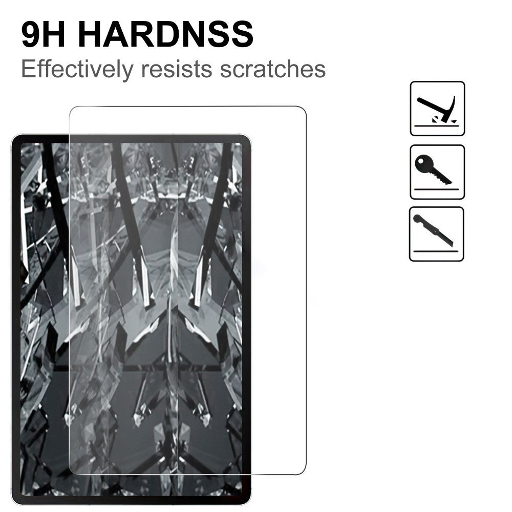 Samsung Galaxy Tab S10 FE+ (Plus) Härdat Skärmskyddsglas - Genomskinlig