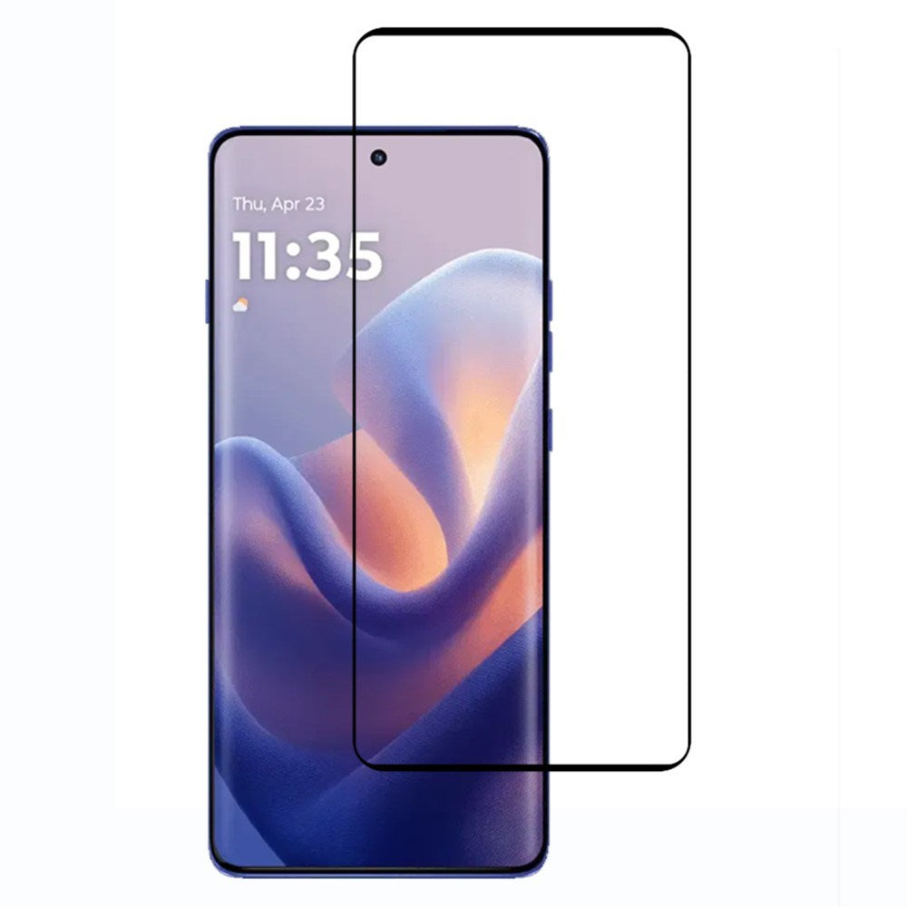 Motorola Edge 60 Pro Skärmskyddsglas - Genomskinlig / Svart