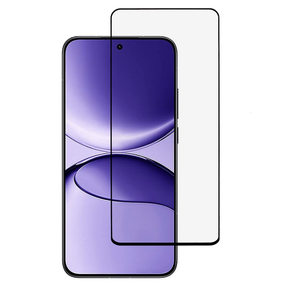 Xiaomi Poco F7 Härdat Skärmskyddsglas - Genomskinlig / Svart Kant