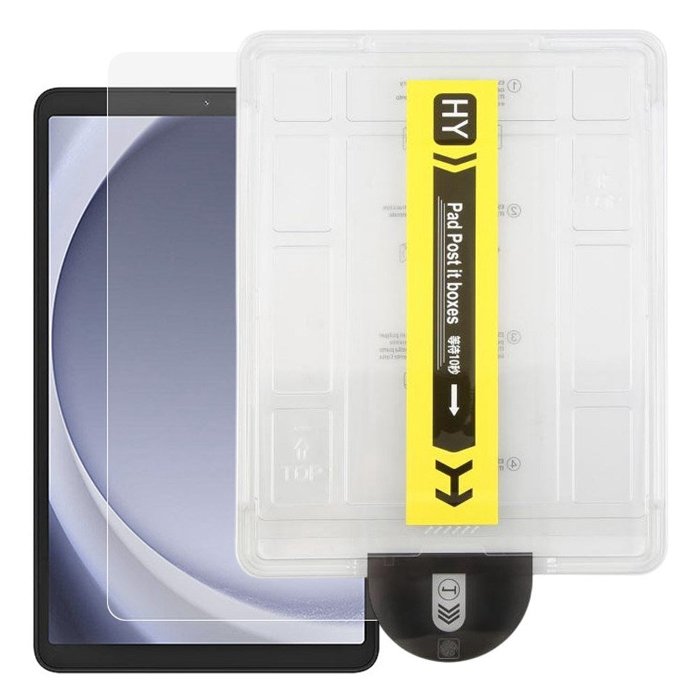Samsung Galaxy Tab A11 / A9 Skärmskyddsglas med Monteringsram - Genomskinlig