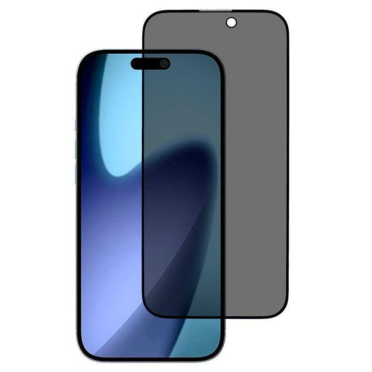 iPhone 17 Pro Full Fit Härdat Skärmskyddsglas - Privacy Funktion - Genomskinlig