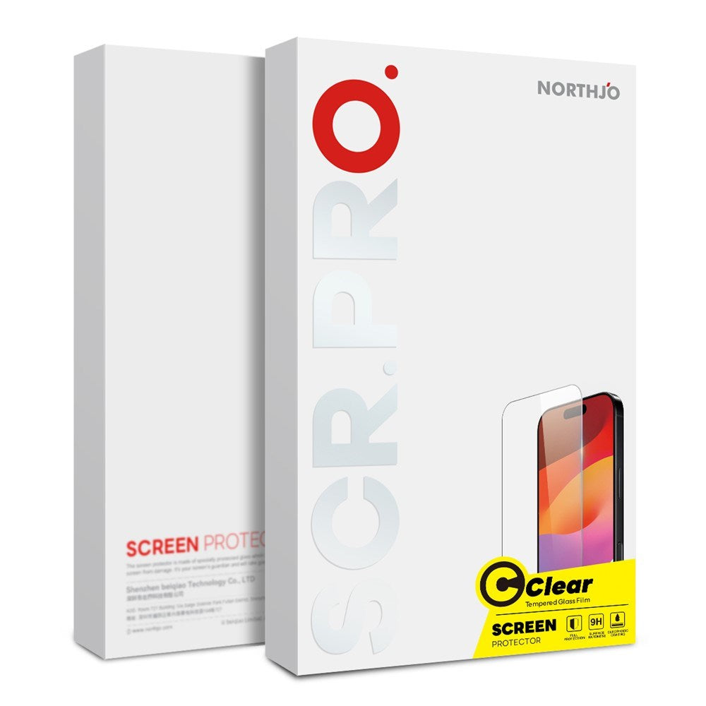 NORTHJO Samsung Galaxy A07 Skärmskydd - Härdat Glas 0.3mm - Genomskinlig