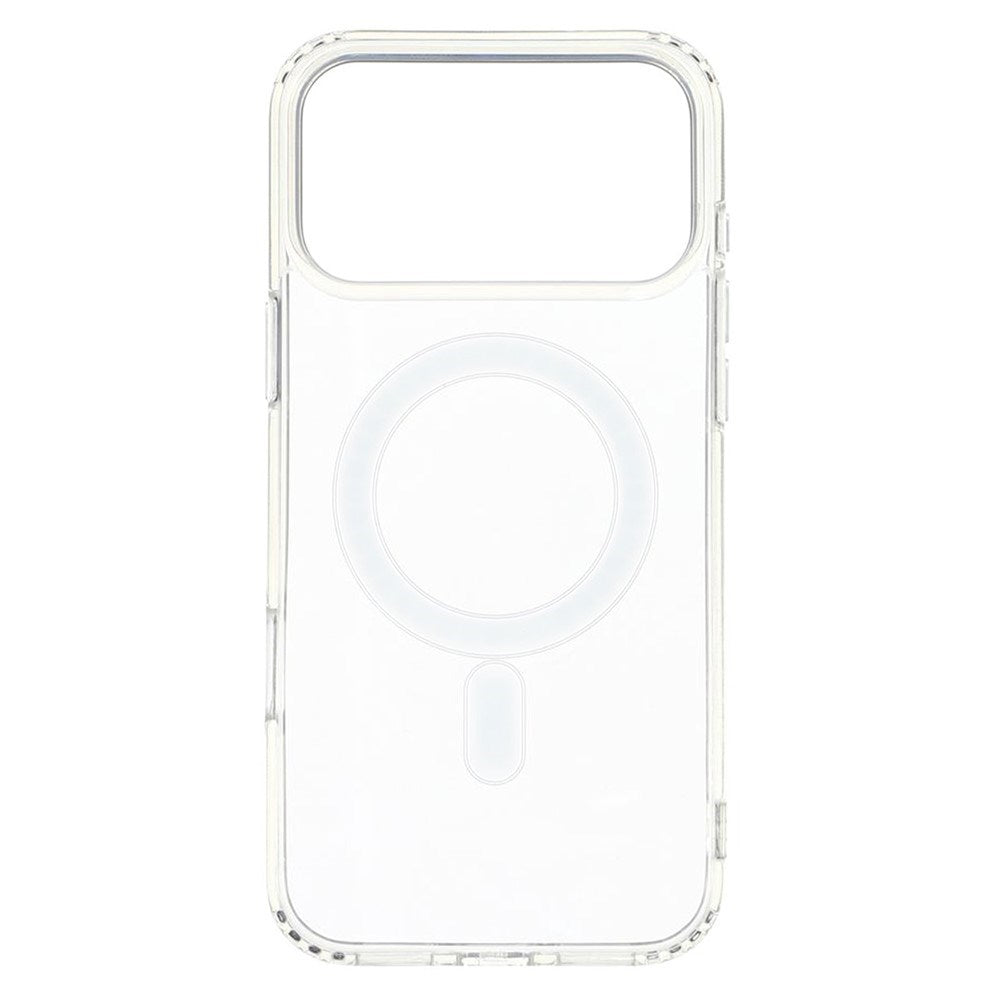 iPhone 17 Pro - 360° Skyddsset m. Skärmskydd | MagSafe Skal | Kameralinsskydd - Genomskinlig / Svart Kant