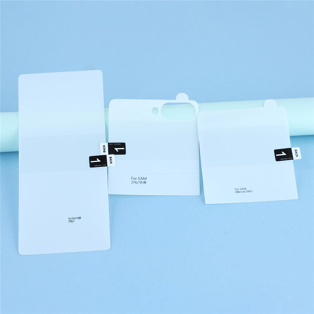 Samsung Galaxy Z Flip7 Skärmskyddsset - Film - Genomskinlig