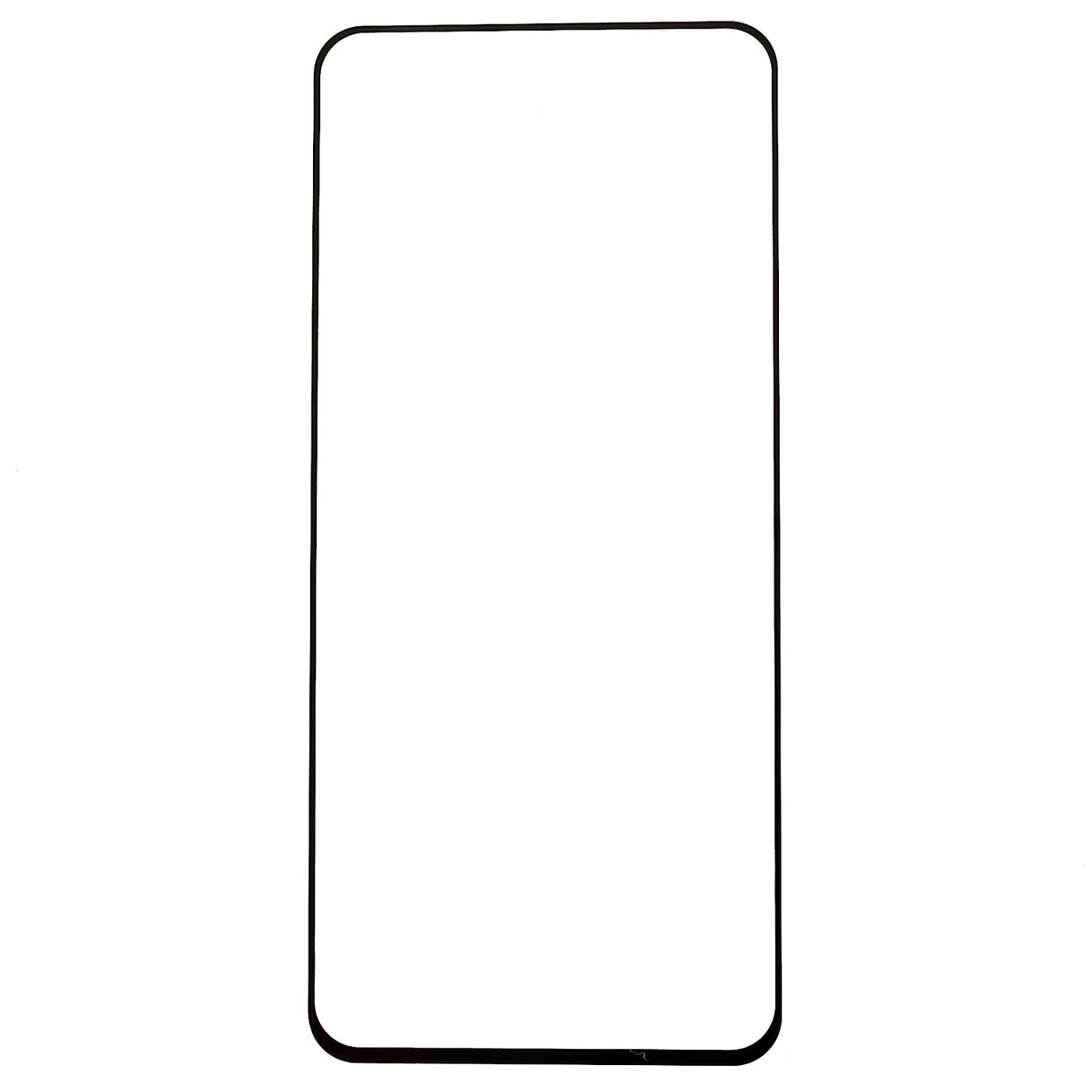 Samsung Galaxy S25 FE Härdat Glas Skärmskydd - Genomskinlig / Svart Kant