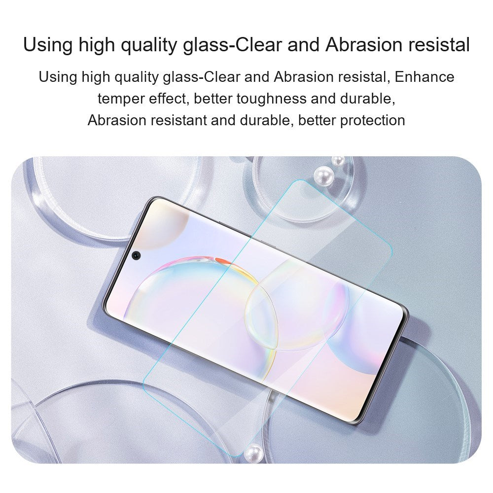 Honor 400 Smart (4G / 5G) AMORUS 2.5D Arc Edge Skärmskydd i Aluminium-Silicium Glas - Genomskinlig