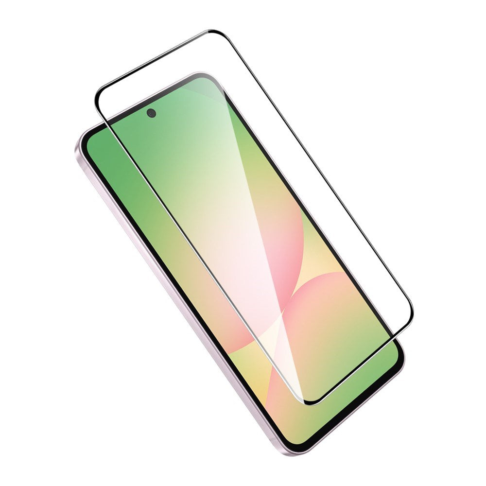 Samsung Galaxy A27 Härdat Glas Skärmskydd - Genomskinlig / Svart Kant