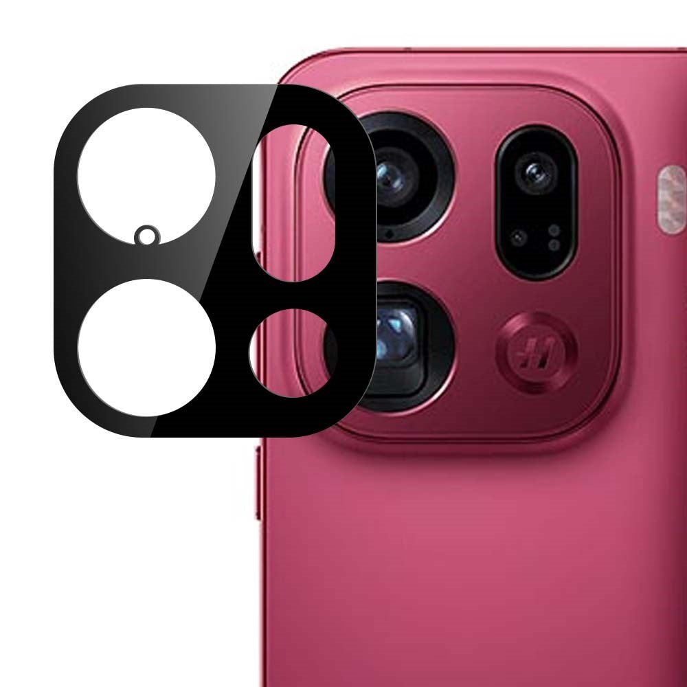 OPPO Find X9 Pro Kameralinsskyddsglas - Genomskinlig / Svart