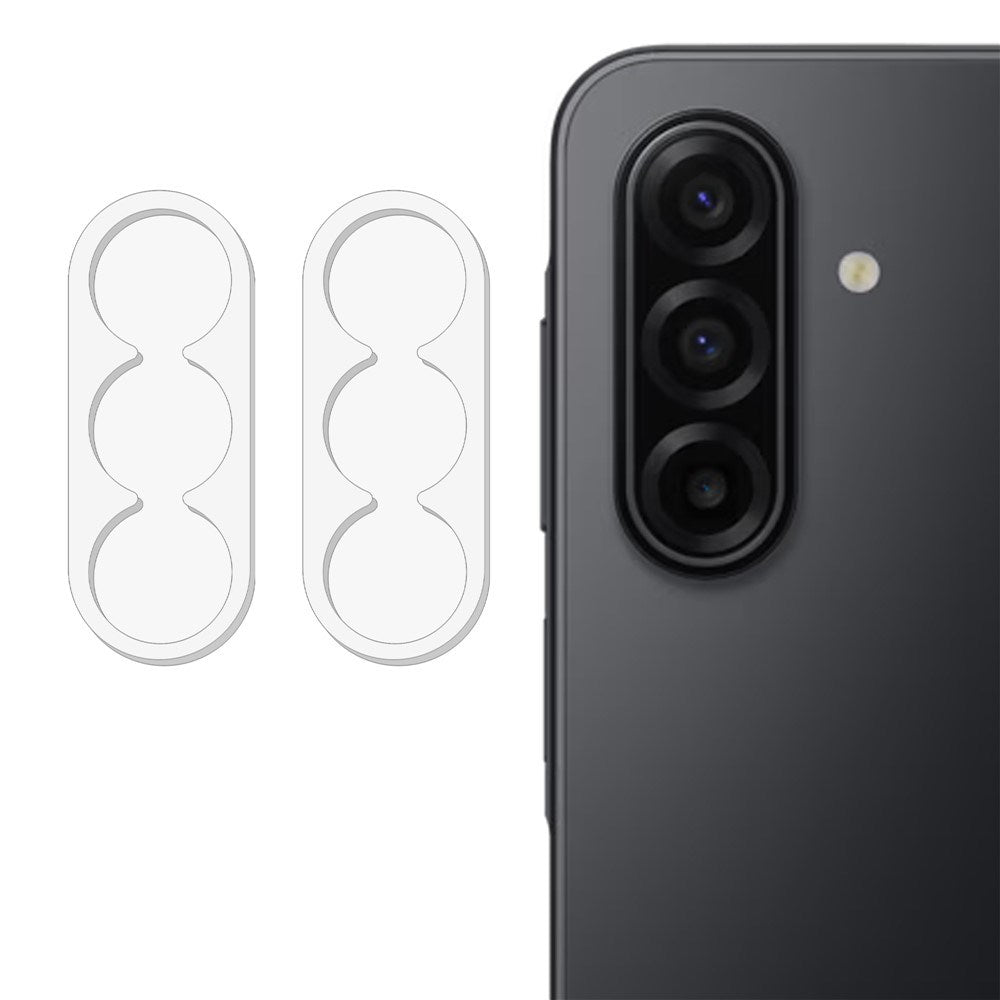 Samsung Galaxy A37 / A57 Kameralinsskyddsglas - 2 st. - Genomskinlig