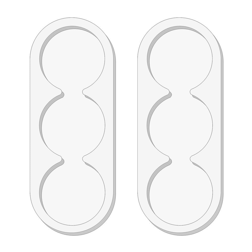 Samsung Galaxy A37 / A57 Kameralinsskyddsglas - 2 st. - Genomskinlig