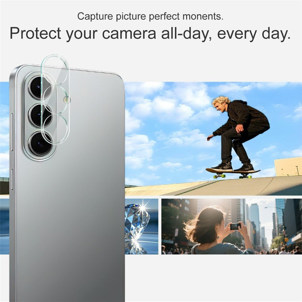 Samsung Galaxy S26+ (Plus) IMAK Härdat Kameralinsglas - Genomskinlig